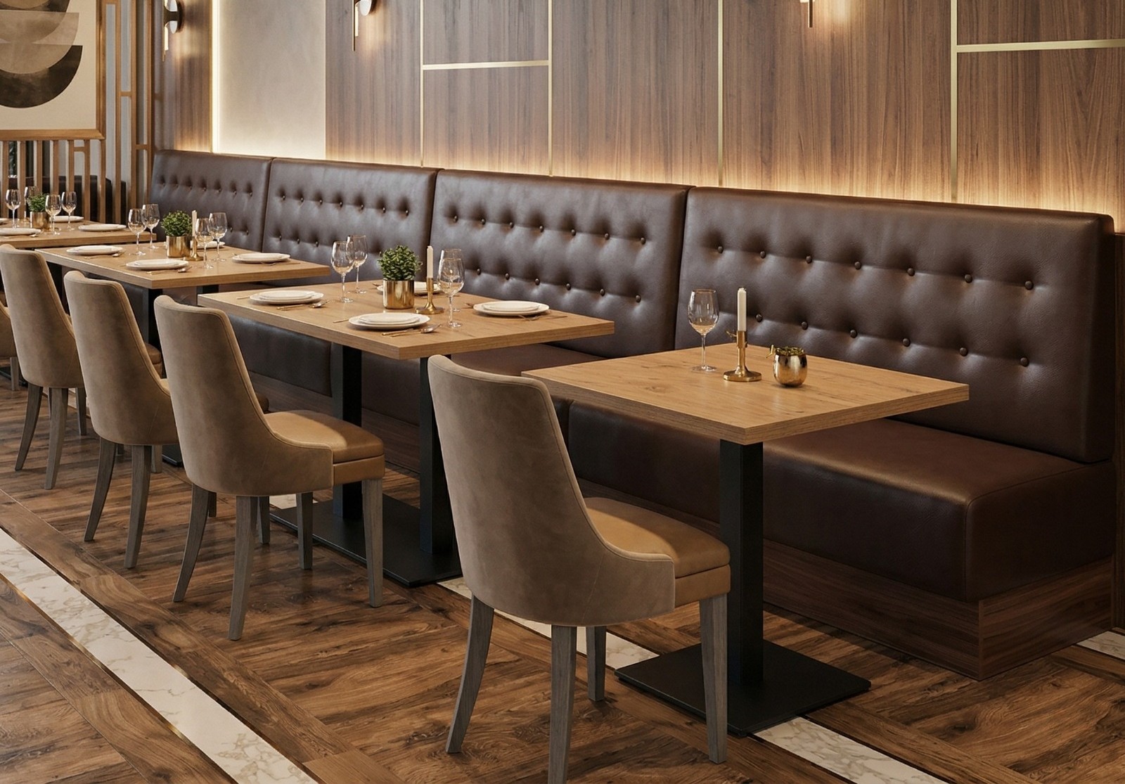 Dinerbank Lagarto Holz